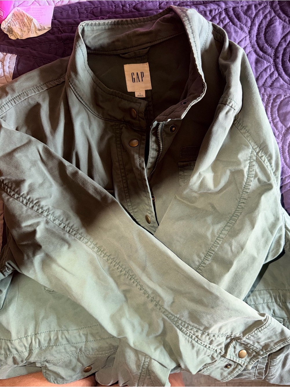 GAP Olive Green Utility Field Jacket